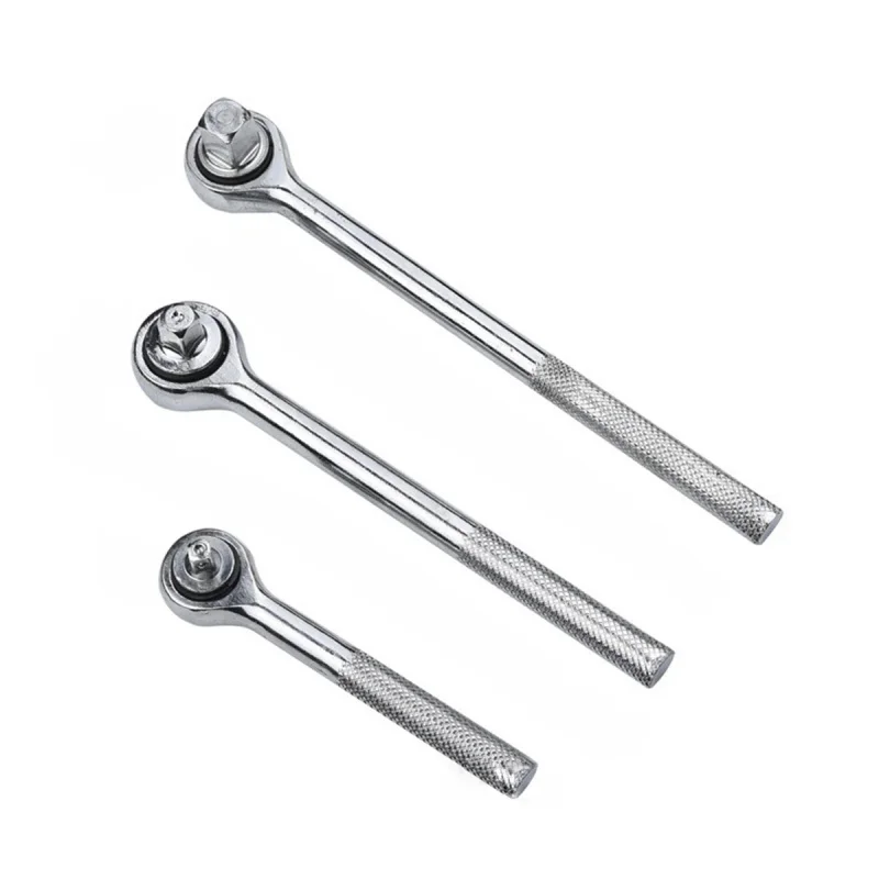 

Торцевой ключ-трещотка с прямой рукояткой, усиленный, 12 зубьев, 1/4, 3/8, 1/2 дюйма, для ремонта автомобилей