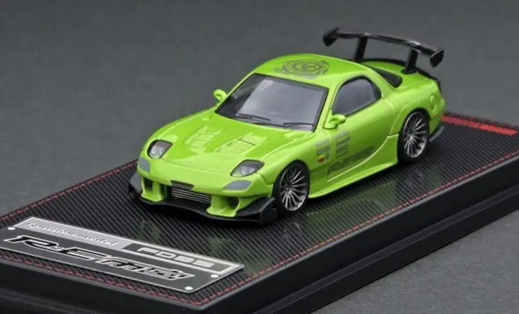 Diecast IG 1:64 Scale Mazda RX7 FD3S RE Amemiya Alloy Car Model
