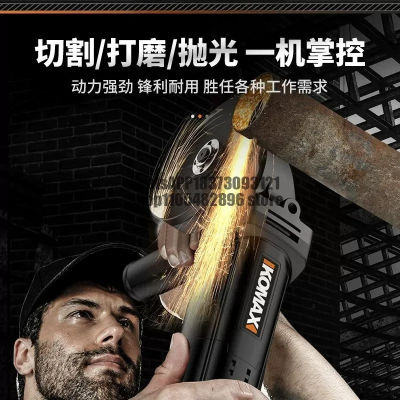 Angle Grinder High Power  Hand Grinder Polishing Machine Handheld Cutting Machine Household Hand Grinding Wheel