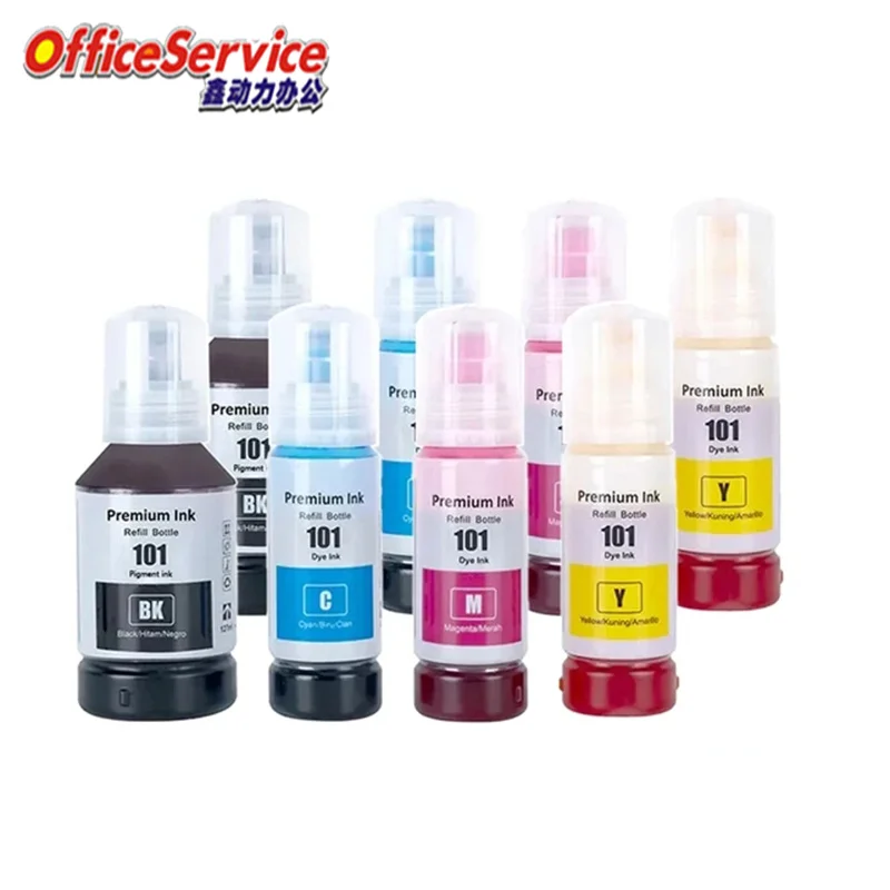 101 Refill ink compatible for Epson EcoTank L4150 L4160 L4260 L4266 L6160 L6170 L6176 L6190 L6260 L6270 L6276 L6290 printer