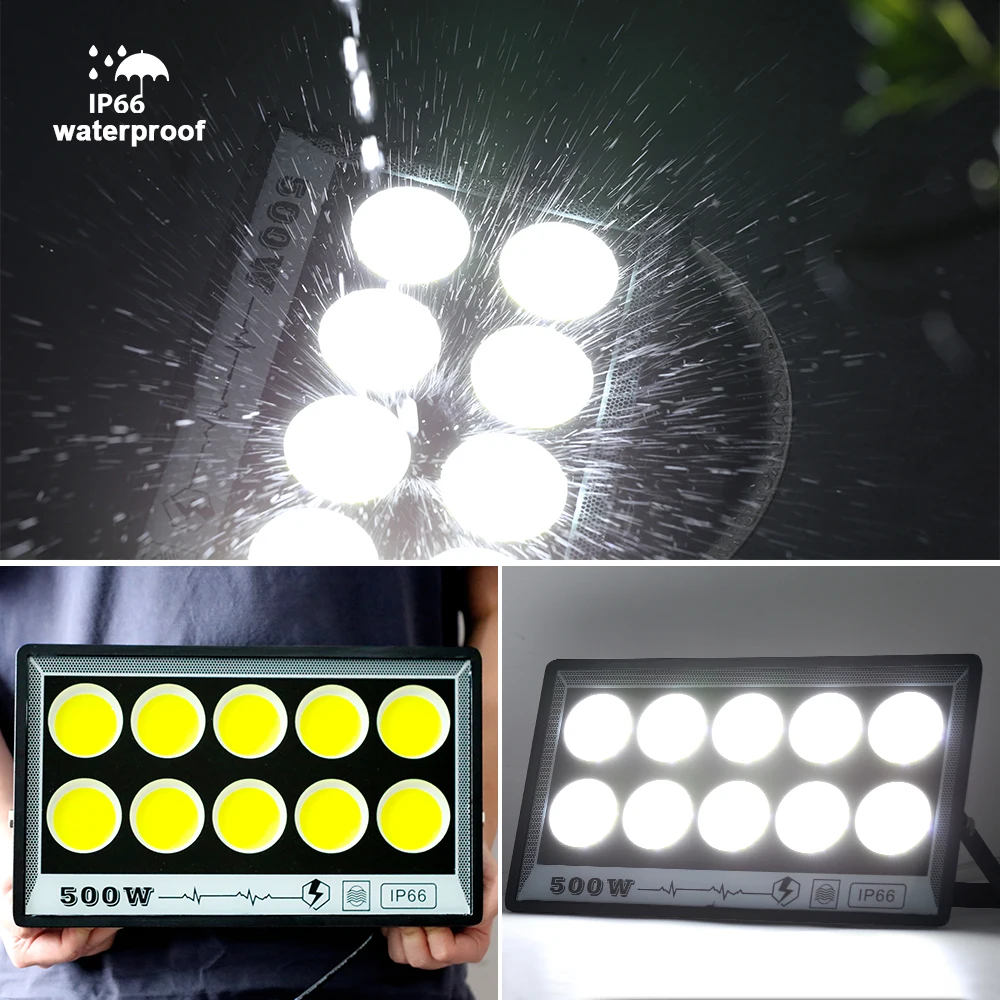 Imagem -06 - Holofote Led para Jardim e Rua Lâmpada ao ar Livre Impermeável Ip65 220v 50w 100w 200w 300w 500w