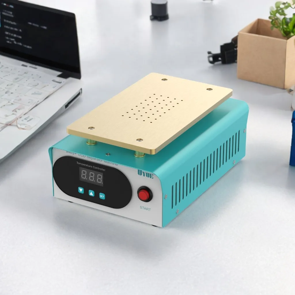 UYUE 948S + LCD شاشة تعمل باللمس فاصل آلة عدة 7 بوصة آيفون فاصل آلة إصلاح الشاشة المدمج في مضخة تفريغ