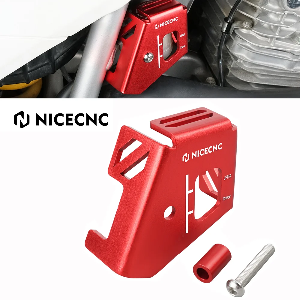 

NICECNC Motorcycle Rear Brake Reservoir Guard Protector For HONDA XR650L XR 650 L 1993-2024 2021 2020 2019 2018 2017 Aluminum