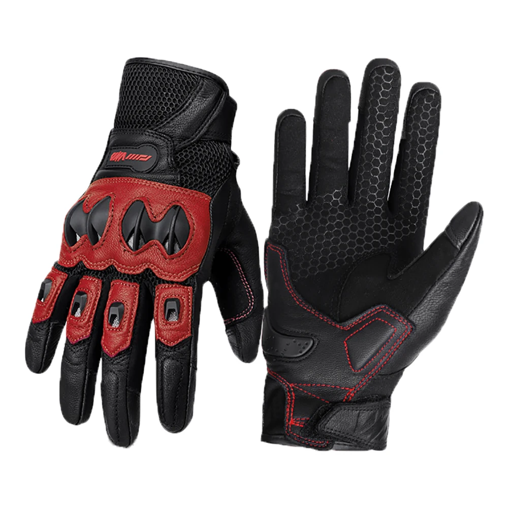 Motorcycle Accessories Breathable Motorcycle Equipment Hook and Loop Fasteners Motorcycle Gloves Wear-Resistant Biker Gloves