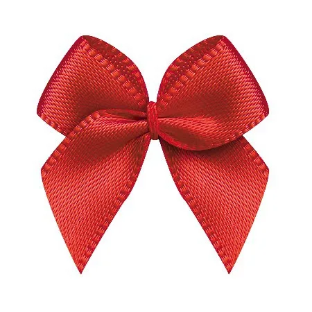 50 Stück rosa Satinband Schleifen Dekoration Schleifen für Bastelpakete kleine Schleife Geschenkverpackung Blume DIY Hochzeit Schleife Geburt 25 ± 3 mm – Detail 5