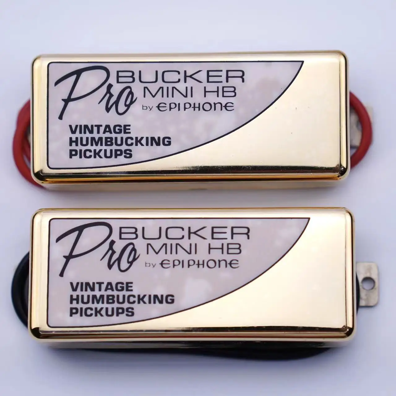 1 Set Genuine Epi Mini ProBucker Uptown Kat Kat ES Alnico USA Humbucker Guitar N and B Pickups Gold