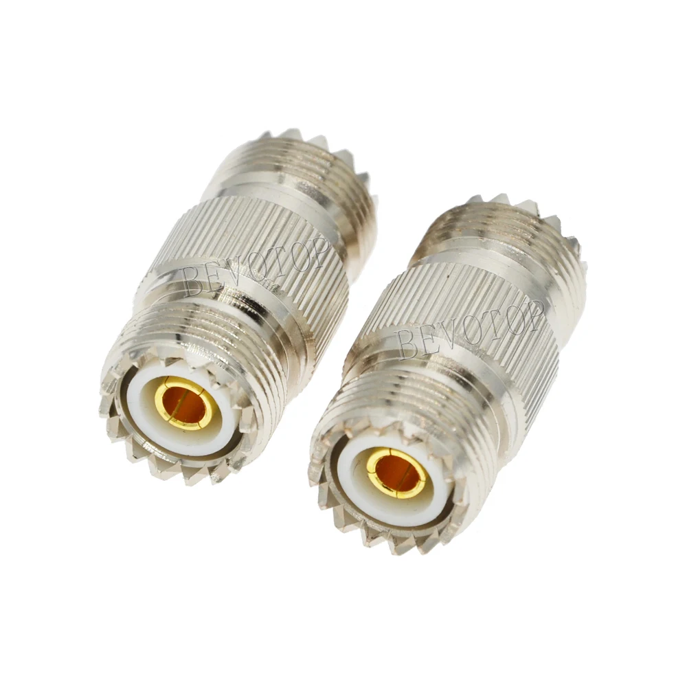 1Pcs UHF PL259 Male to UHF SO239 Female Straight Right Angle RF Coaxial Adapter Connector Test Converter 50 Ohm High-Quality