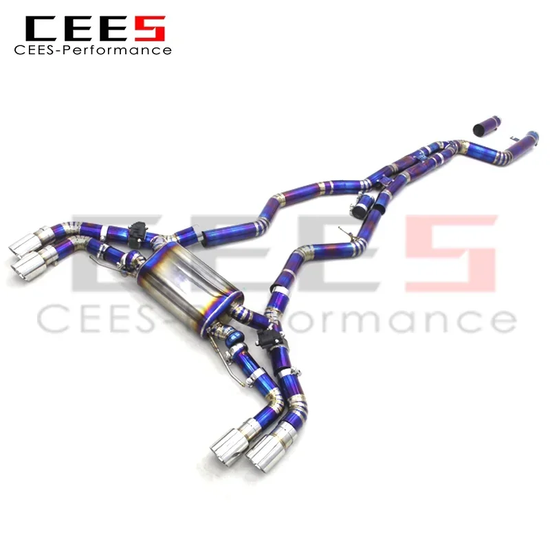 CEES Catback Exhaust Pipe For For BMW M240/M240i B58 G42 3.0T 2017-2023 Escape Titanium Pipes Muffler Car Exhaust System