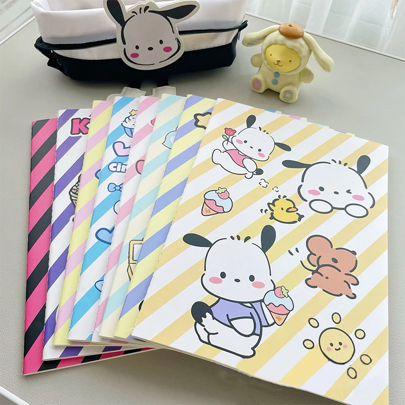 4/8pcs Sanrio B5 Notebook My Melody Kuromi Cinnamoroll Student Homebook Notepad Office Diary Notebook School Supplies Stationery