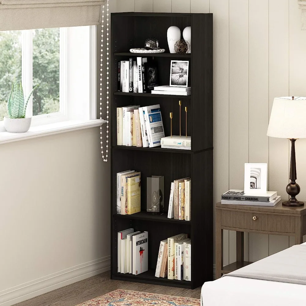 

Book Shelf 5-Shelf Bookcase, Storage, Living Room Furniture, Home, Free Shipping