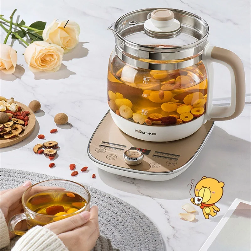 

220V Electric Kettle Constant Temperature Electric Kettle Thermal Insulation Flower Tea Kettle with Filter Screen 1.5L