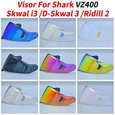 VZ400 Visor For Shark Skwal i3 D-Skwal 3 Ridill 2 Helmet Visors Replacement Lens Accessories Capacete Windshield D Skwal 3