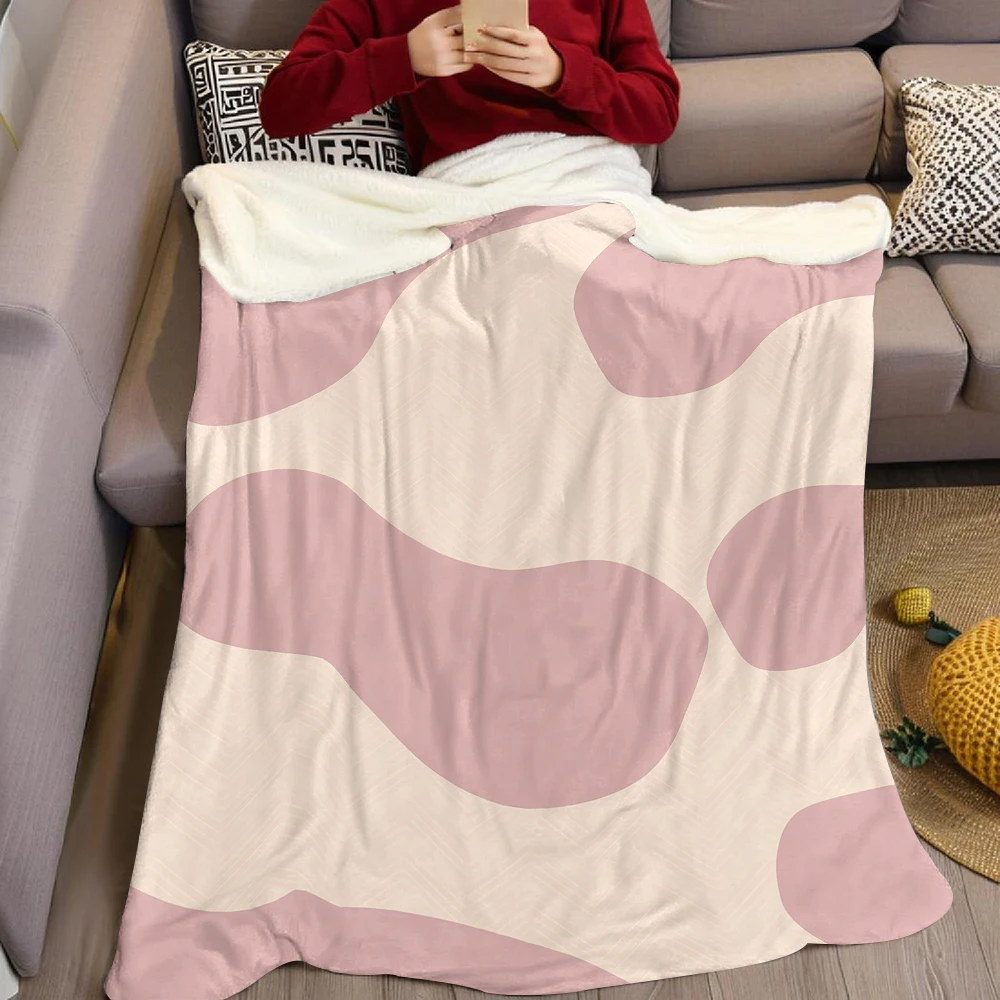 Manta de Franela con Textura de Ondas, Cálida y Suave, para Halloween, Navidad, Decorativa, Regalo para Todas las Temporadas