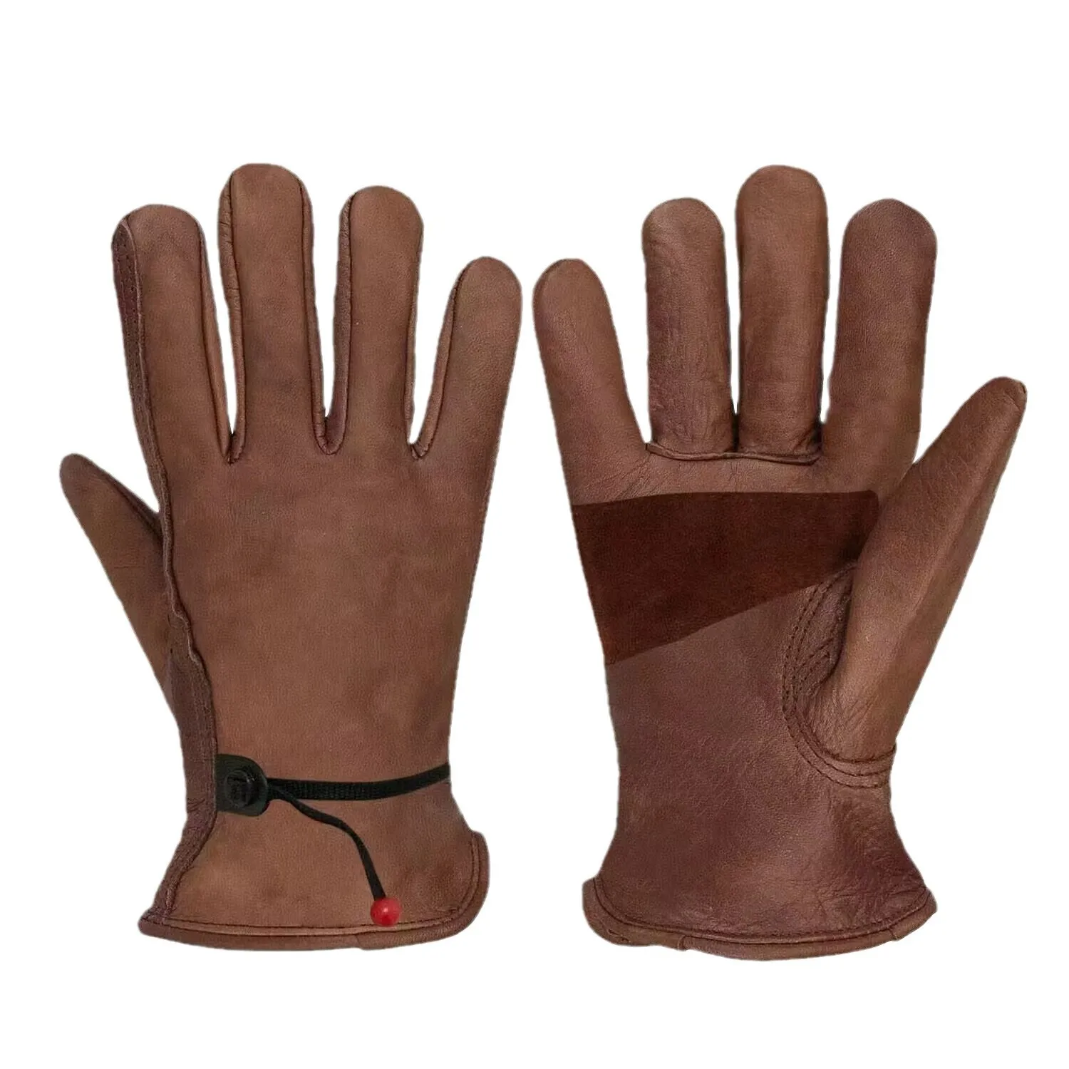 

Work Gloves Cowhide Leather Factory Driver Climbing Gardening Glove Protective Yard Work Genuine Leather Work Gloves