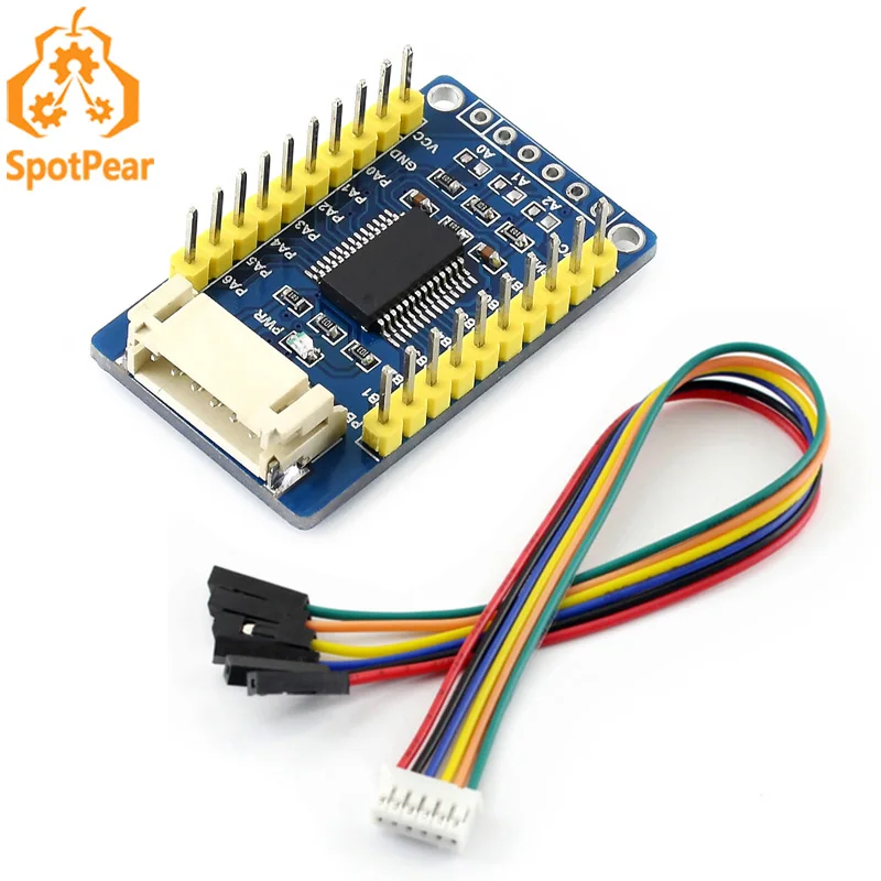 MCP23017 Karta rozszerzeń IO Interfejs I2C rozszerza 16 pinów we/wy, dla Arduino / Raspberry Pi / STM32