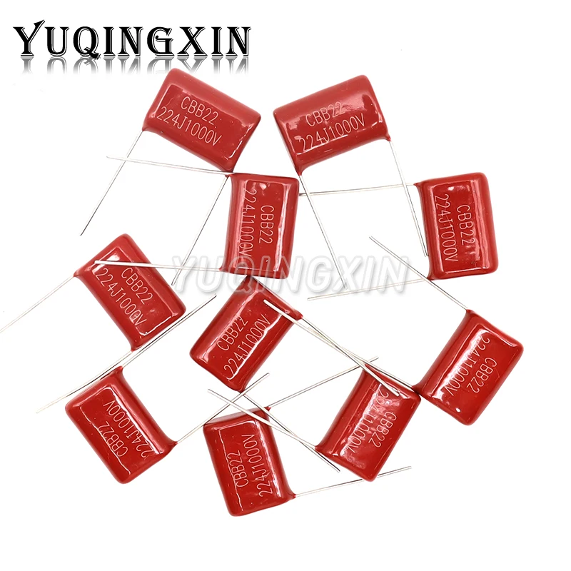 10 SZTUK 63V 100V 250V 400V 450V 630V 2000V CBB Kondensator z folii polipropylenowej 101 103 104 105 125J 221 222 223 224 225 332 333 334