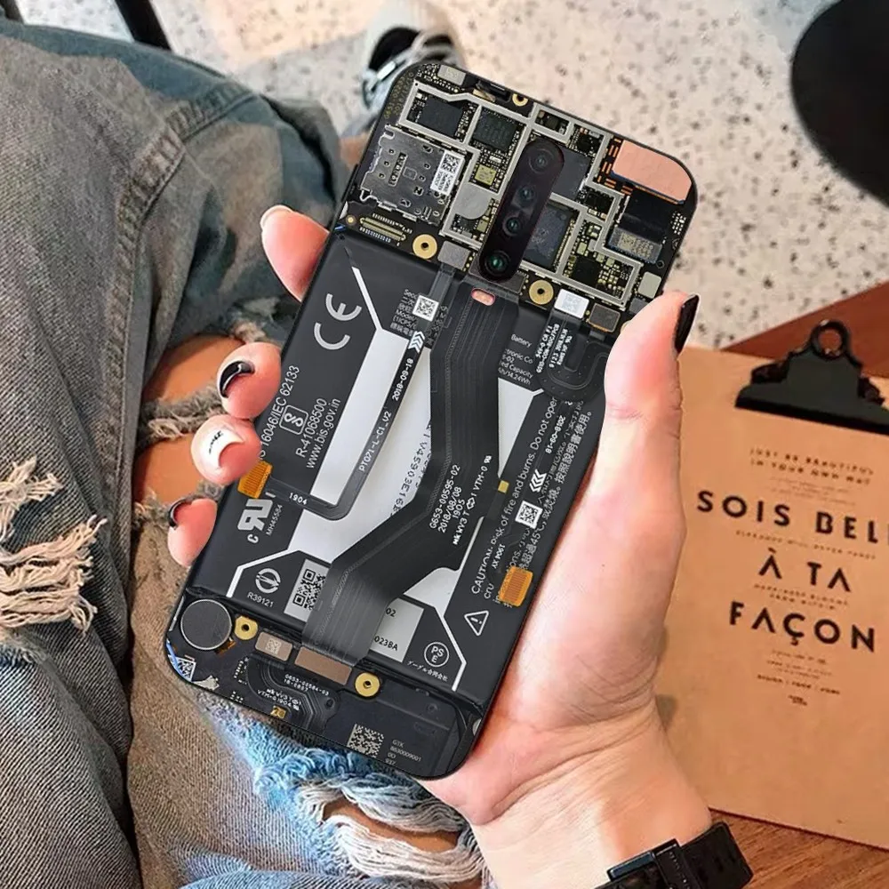 Inside Circuit Board Phone Case For Redmi 5 6 7 8 9 10 Plus Pro 6 7 8 9 A GO K20 K30 K40 Pro Plus F3 Fundas image 6