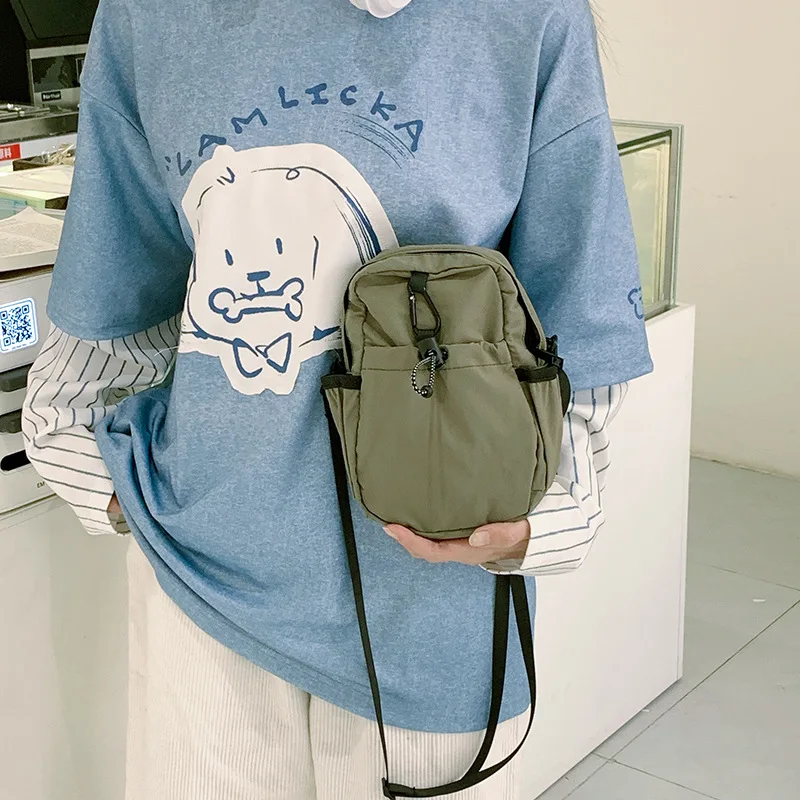 2025 New Summer Lightweight Canvas Crossbody bags Mini Shoulder Bag Small Phone Purse Bolsa feminina Женская сумка Sac femmes 가방