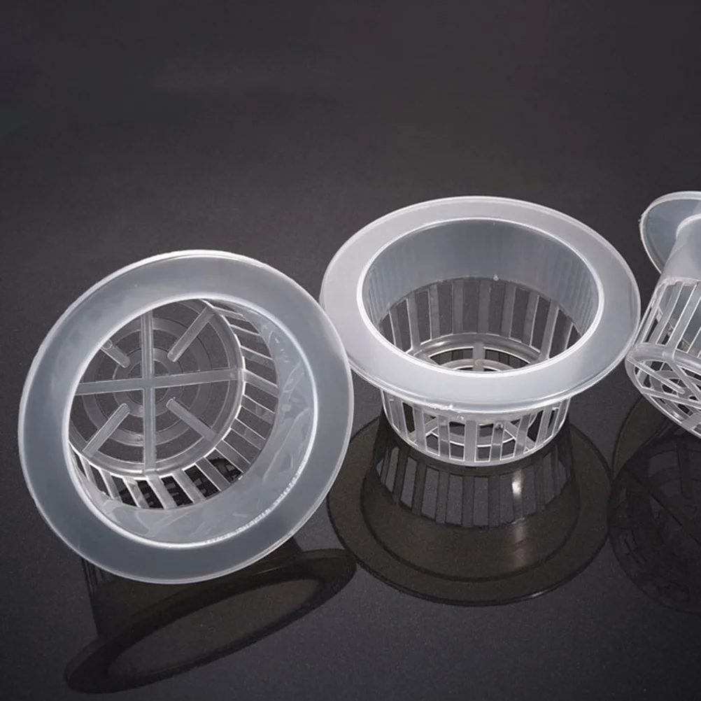 

20Pcs Practical Hydroponic Baskets Garden Slotted Cups Mesh Pots Plant Nursery Containers