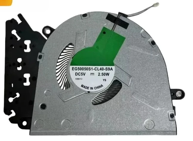 B=For Laptop CPU Cooling Fan EG50050S1-CL40-S9A DC5V 2.50W 4-Pin  HP 15-FC ProBook 250 G10 2023 TPN-Q287 N38472-001