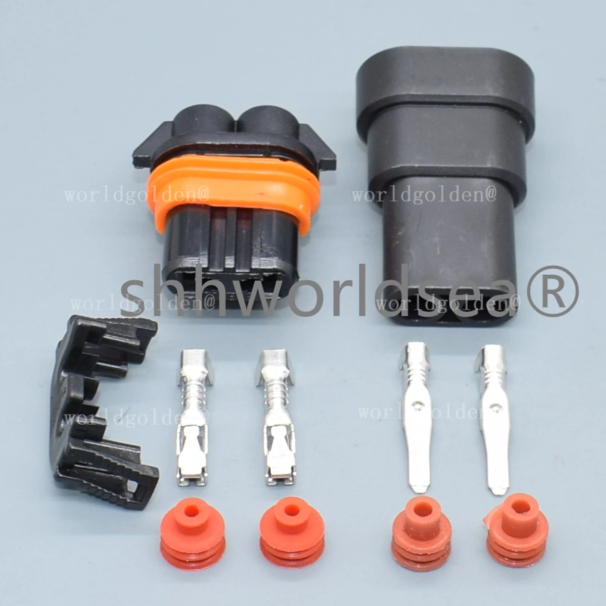 9005 HB3 9006 HB4 Wiring Fitting for Universal Cars, 2.8mm 2Pin socket for lamp harness assembly and connector renewal