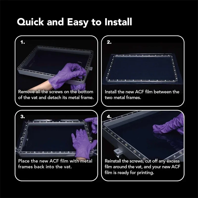 ​​Vonxion​​ Filme de Liberação NFEP 280x200x0.127mm para Saturn 2 Saturn 8K Saturn 3 Saturn 4 Saturn 4 Ultra Saturn16K Mars 4 Max SaturnS