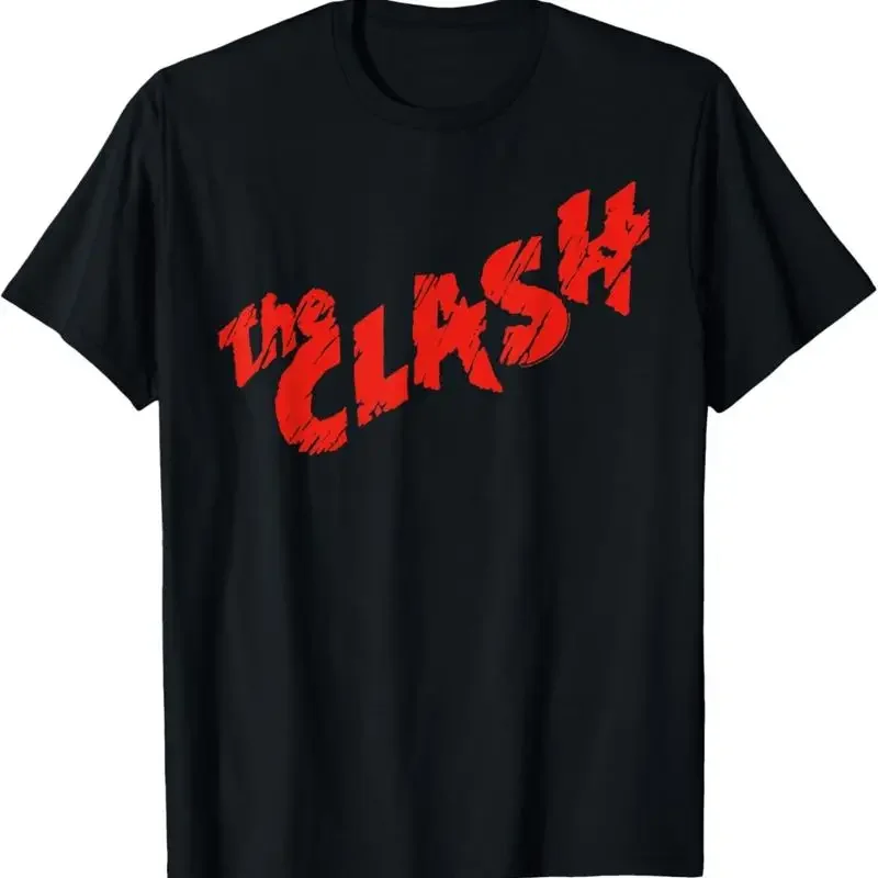 The Clash Scratched Red Logo TShirt