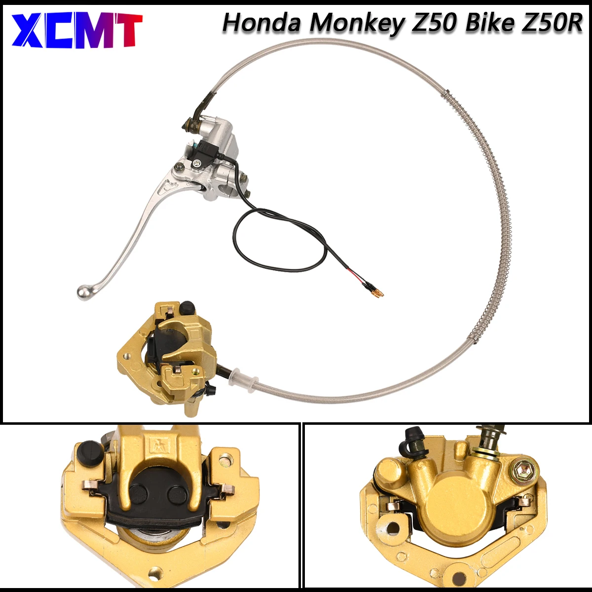 

Hydraulic Front Disc Brake Caliper Pump System Fit For Honda Monkey Z50 Bike Z50R