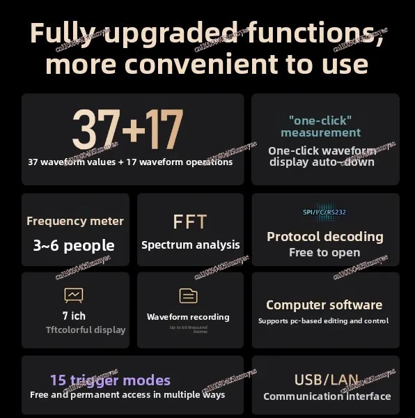 شعبية. المنزل. راسم الذبذبات الرقمي DS1054Z - عرض النطاق الترددي: 50 ميجا هرتز، القنوات: 4 أجهزة فك التشفير التسلسلية #2