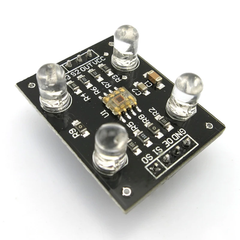 Sensor reconhecimento cor TCS230 TCS3200 Sensor cor Módulo reconhecimento cor Sensor reconhecimento cor