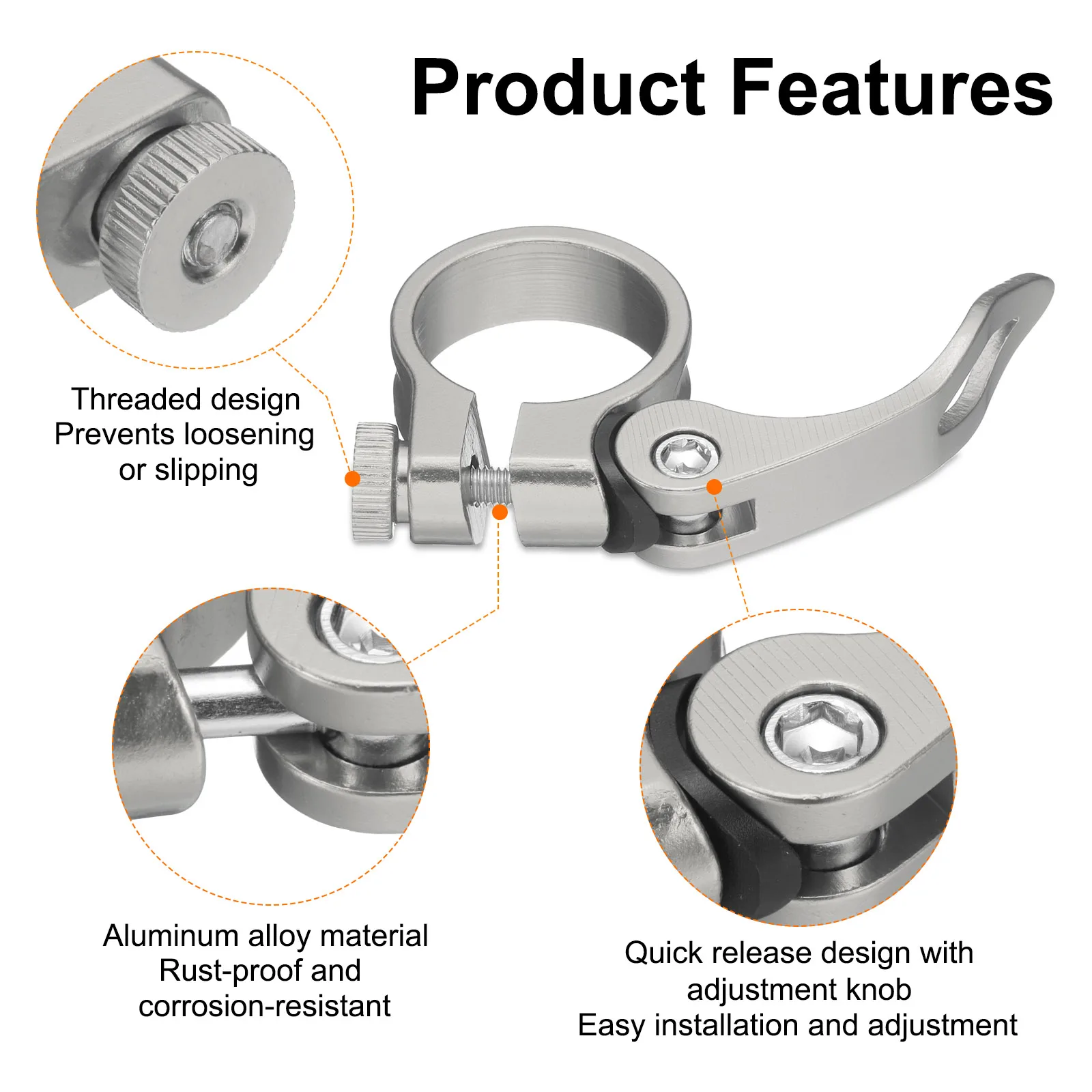 Thumbnail 4 - #75 Popular Bicycle Seatpost Clamps Choices