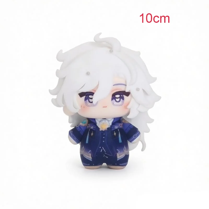 Funny 10cm Mitya Pendant Plush Doll Anime Genshin Impact Charater Keychain Toy Print Mitya Stuffed Dolls Birthday XMAS Gift