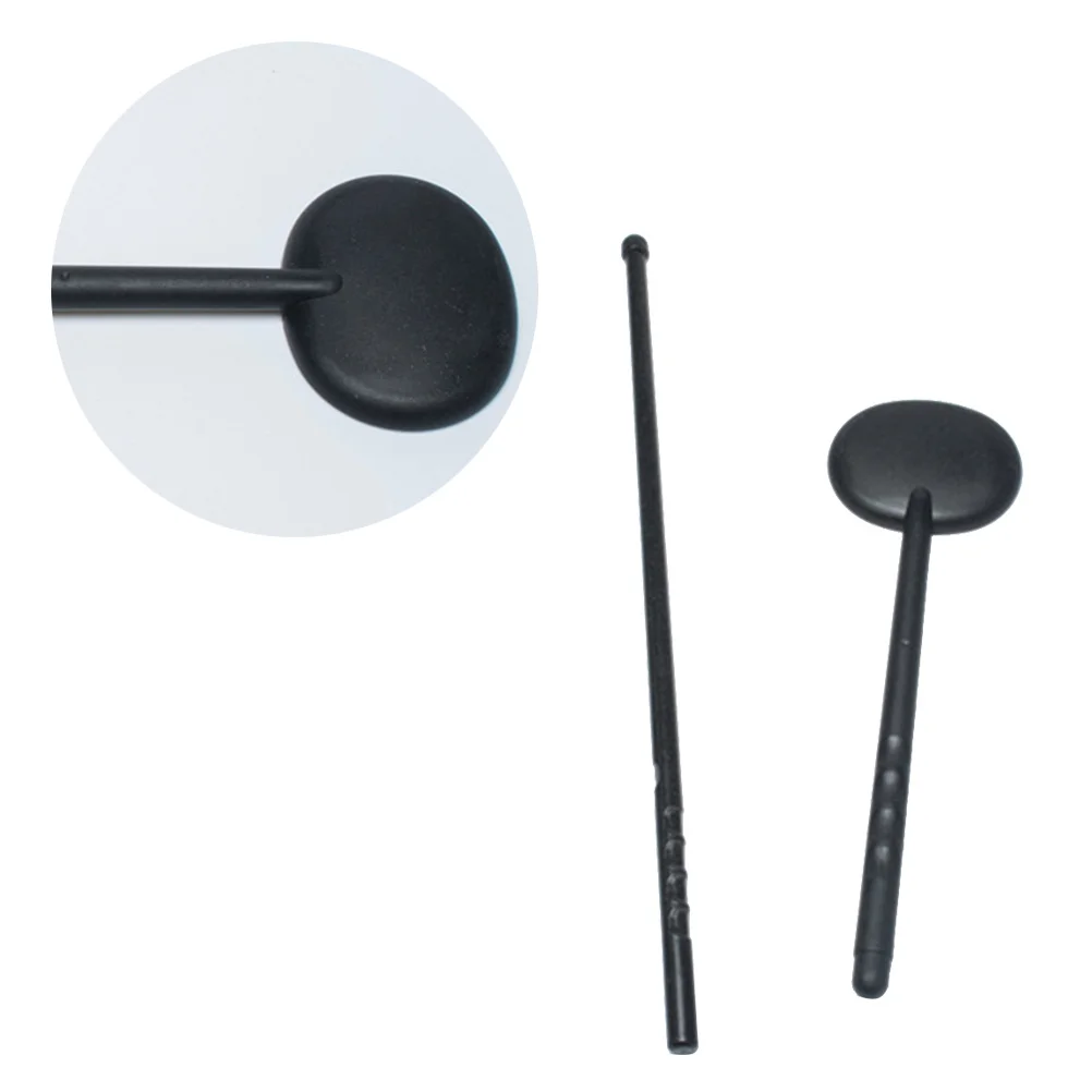 

2pcs Handheld Eye Occluder Black Plastic Vision Test Tool For Eye Exam Non-Slip Handle Ophthalmic Screening Device For