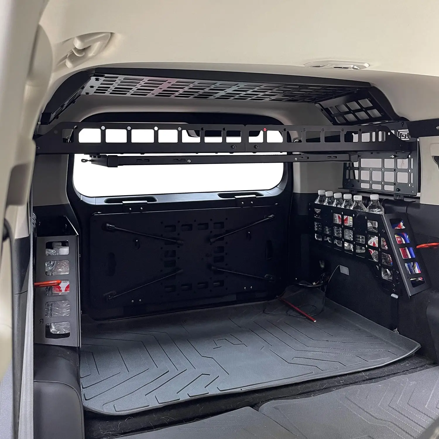 

Camping Racks For GWM Tank 300 2020-2025 CGZ MOLLE Panels Trunk Shelf Roof Panel Storage Box Cargo Organzier