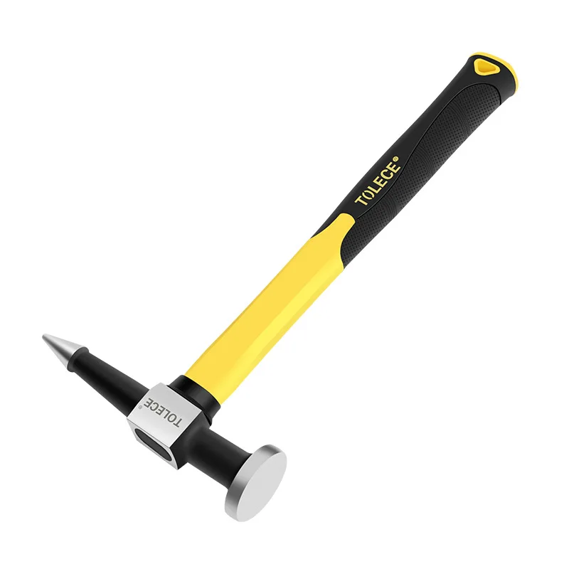 

Металлический молоток Torix, инструмент для ремонта вмятин, ручка из стекловолокна, антивибрационный молоток для ремонта кузова автомобиля, съемник вмятин