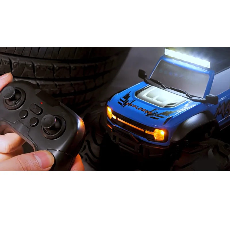 1:18 Rc Auto 2.4ghz Tesla Mostro Anfibio Impermeabile Rc Auto Fuoristrada Veicolo Per Sabbia e Waterlong Range Ragazzi Regalo