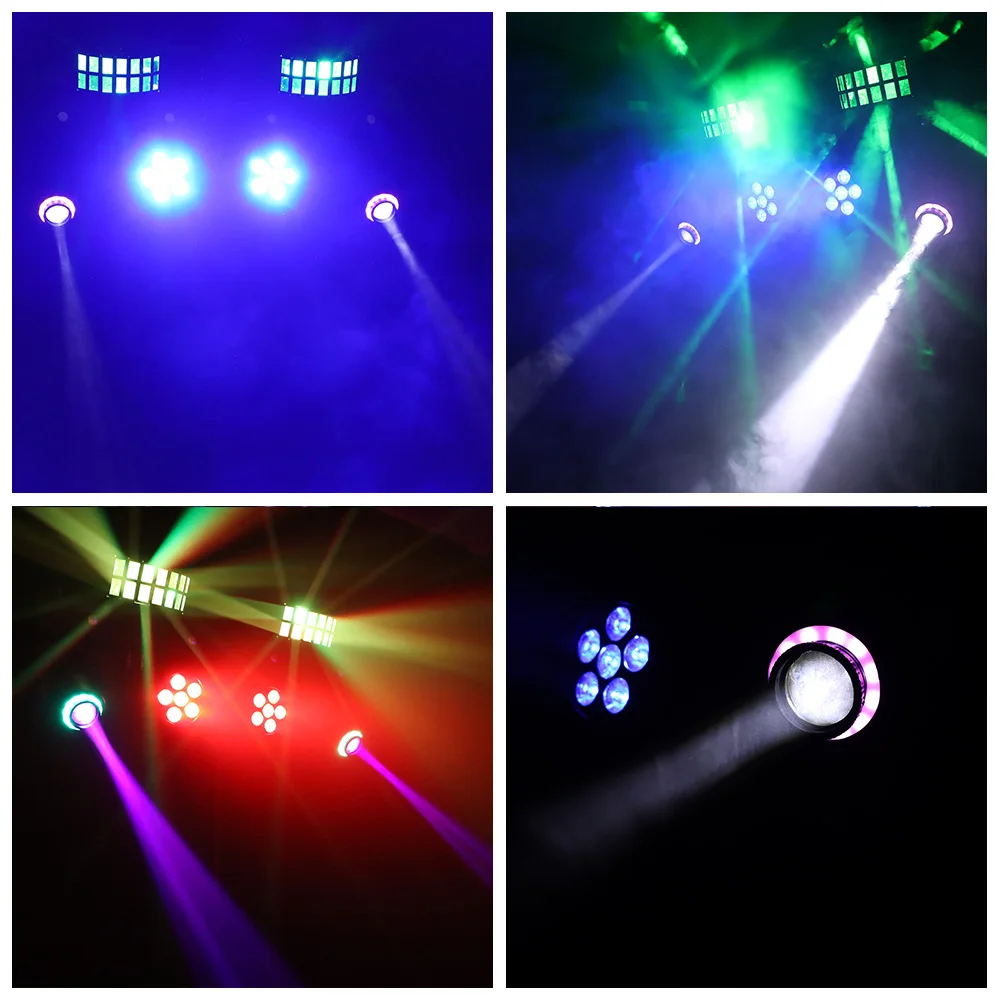 New Par Light Set 30w Spot Moving Head Neon Strip 10W RGBW Butterfly Strobe Stander Nightclub Dmx Control Part Stage Lighting