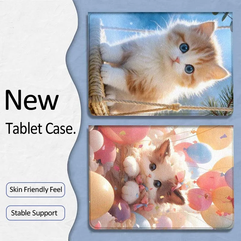 

Creative Art Color Cat For Xiaoxin Lenovo Tab P12 Extreme Legion Y900 Idea Pro GT 12.1 2025 Foldable Tablet Case Gift