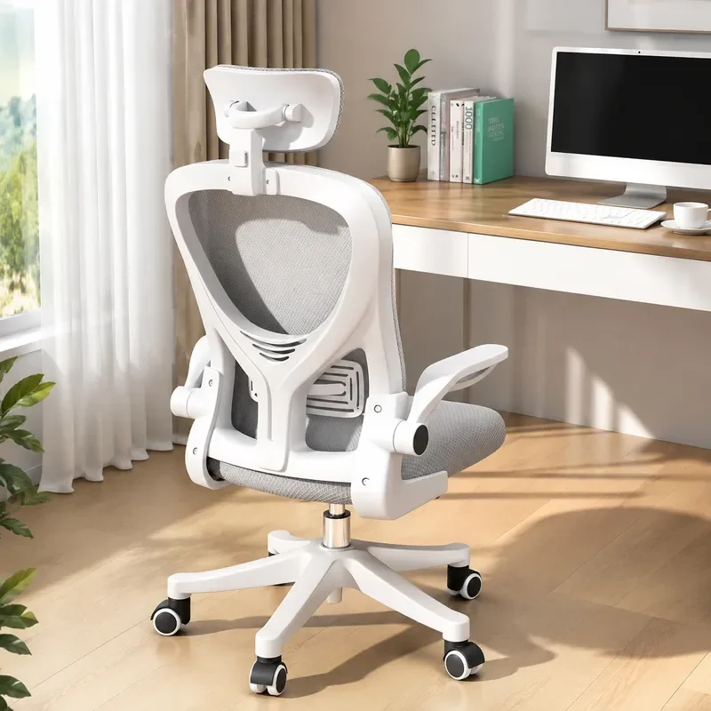 Cadeira de Escritório Ergonômica Giratória e Ajustável para Computador, Conforto em Casa, Cadeira para Uso Sedentário, Cadeira para E-sports