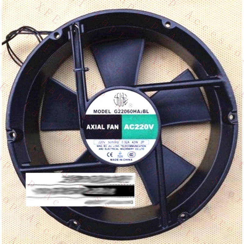 D  G22060HA2BL 220V 220*60mm axial flow cooling fan
