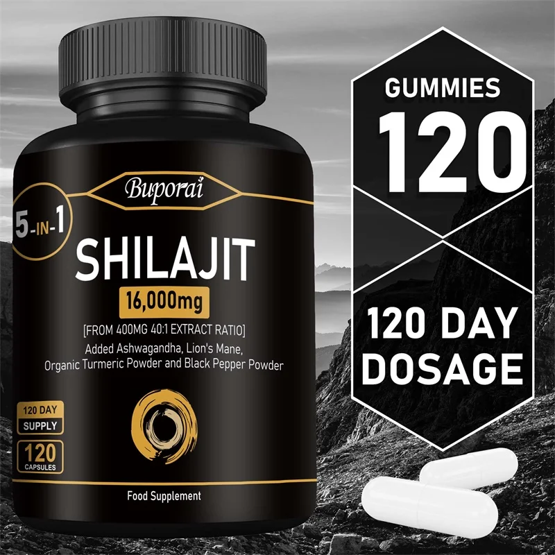 

Himalaya Shilajit Capsule - Muscle Recovery Reduce Fatigue Boost Energy