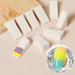 50/20PCS Soft Sponge Gradient Nail Art Stamper Tool Gel Polish Color Gradient Brush Powder Sponge Grab Pen For Manicure Accessor