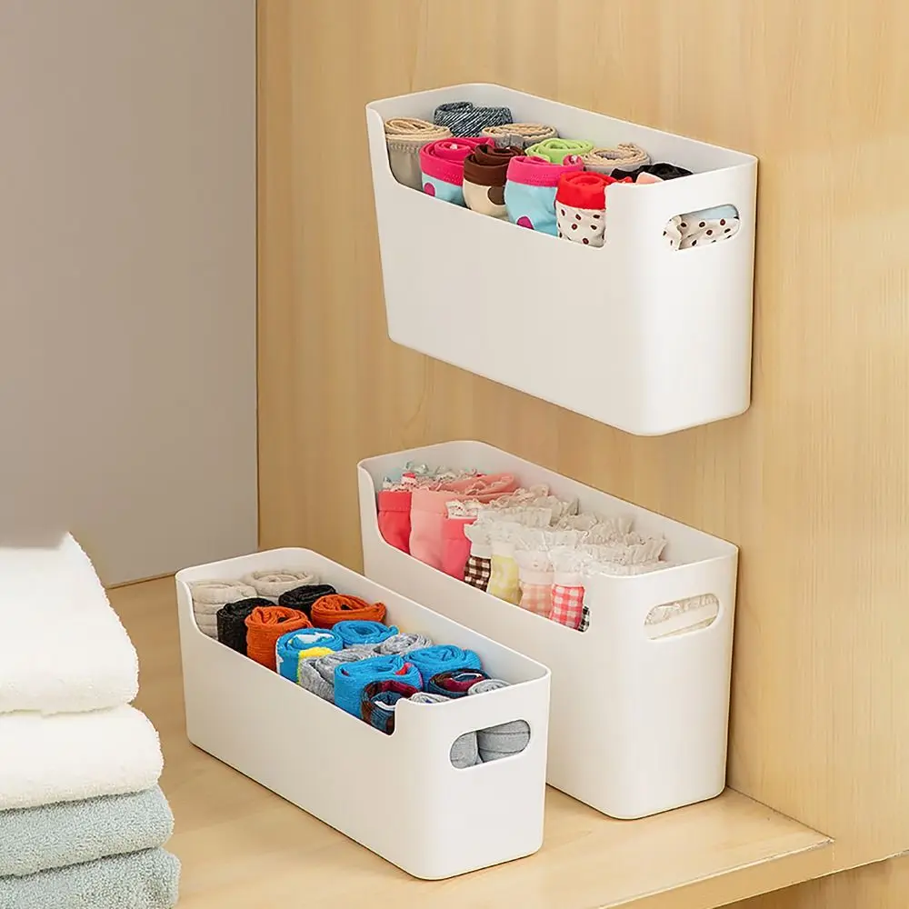 S/L Makeup Storage Box Waterproof Wall Mounted Cosmetic Storage Box Punch-free Sundry Oragnizer for Kitchen Bathroom