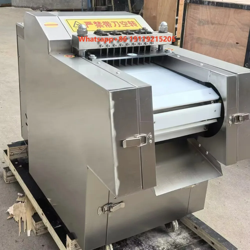 Newest Jiayang Meat Processing Machinery Frozen Beef Block Dicing Drumsticks Cutting Machine Chicken Meat Poultry Cutting