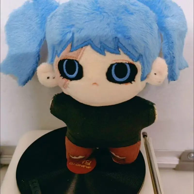 لعبة جديدة سالي الوجه تأثيري أنيمي أفخم 10 سنتيمتر لطيف محشوة الجسم بلوشي الكرتون قلادة هدايا عيد الميلاد