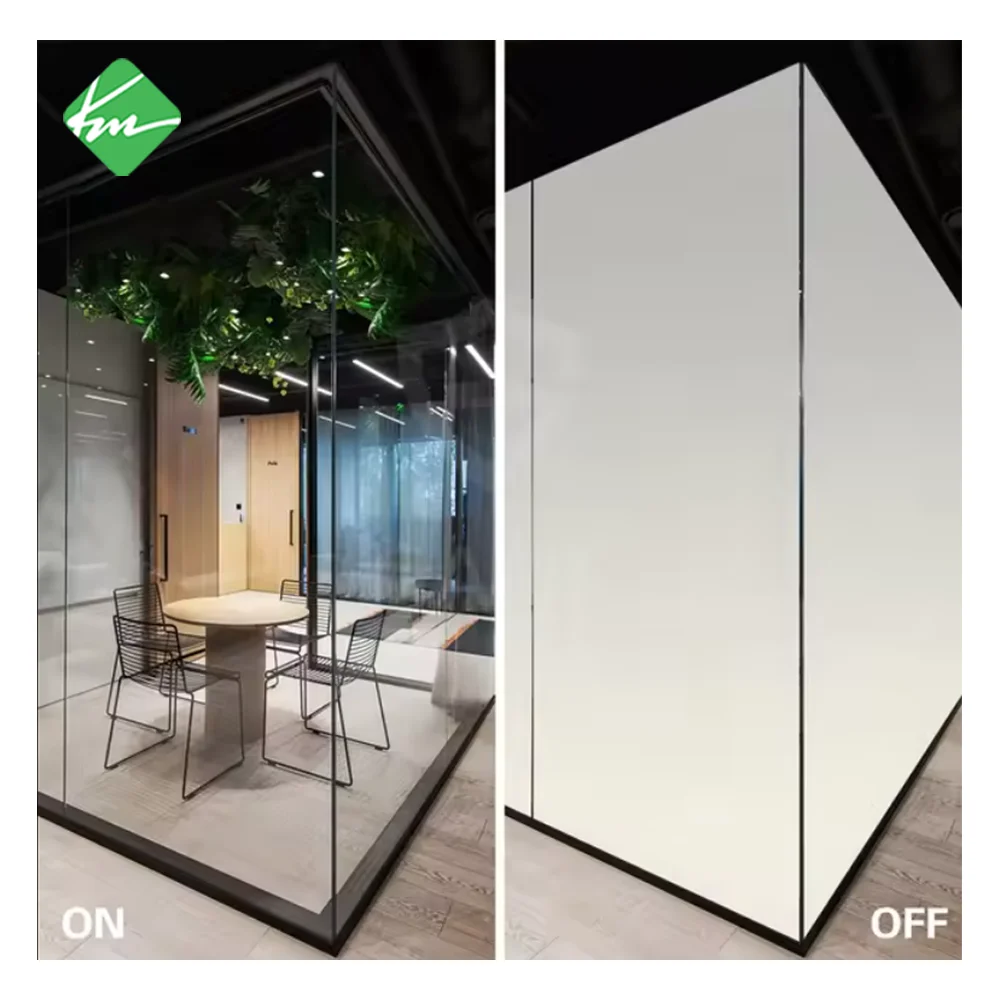 AIROW PDLC Switchable Smart Film Electric Privacy Glass Window Film For Meeting Room