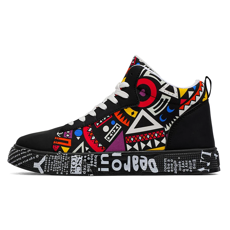 

Мужская повседневная спортивная обувь, осень 2024, модные удобные нескользящие повседневные кроссовки на платформе, уличные кроссовки для бега, обувь для доски с граффити