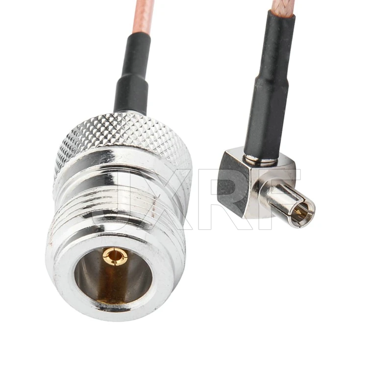 JXRF Coaxial Cable N to CRC9/TS9 Connector N Male/Female to TS9/CRC9 male right angle RG316 Pigtail cable 3G 4G Antenna Extensio