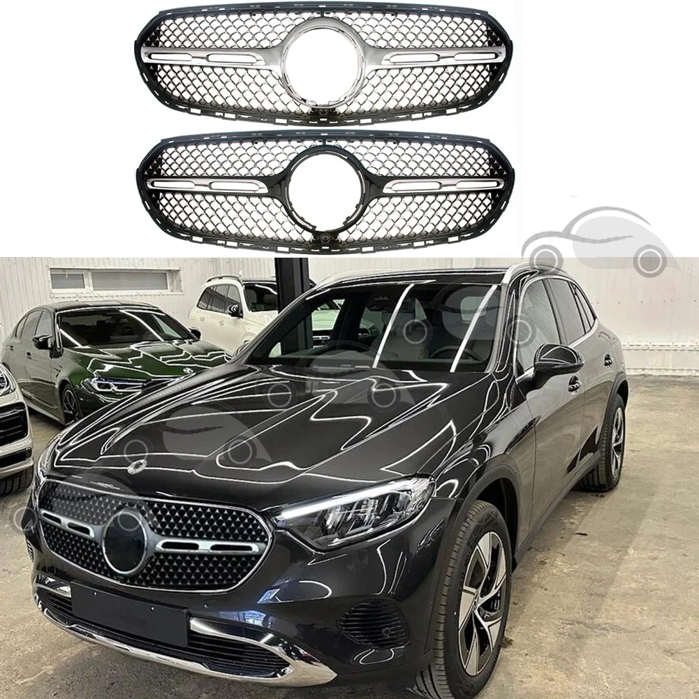 

Car Front Racing Center Grilles Facelift Upper Bumper Grill For Mercedes Benz X254 GLC200 220d 2023+ General