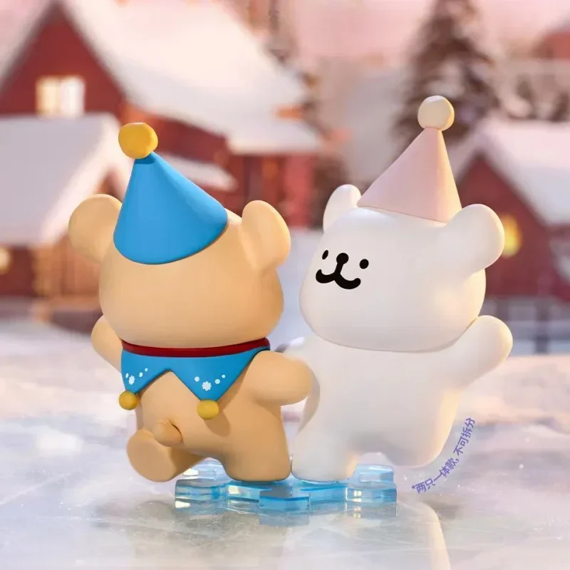 New Maltese Line Dog Warm Warm Series Blind Box Mystery Box Caixa Caja Dolls Gift Anime Action Figure Toys